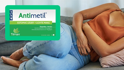 Antimetil met gember tegen spijsverteringsproblemen